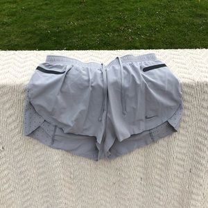 Grey Nike Running Shorts